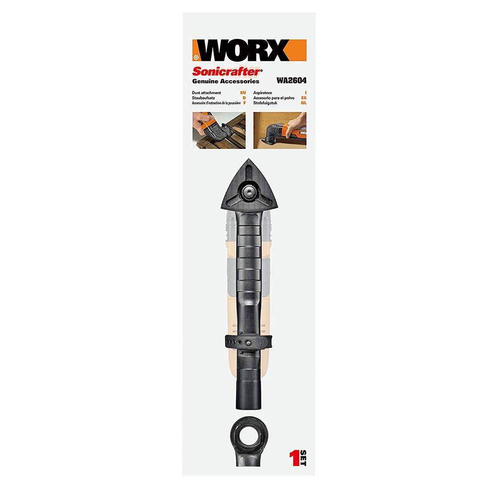 WORX WA2604 Çok Amaçlı Raspalama ve Zımparalama İçin 75mm Toz Emme Aparatı nasıl kullanılır