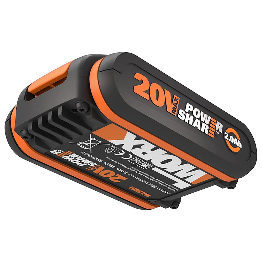WORX WA3551 20Volt 2.0Ah. Li-ion PowerShare Yedek Akü nasıl kullanılır