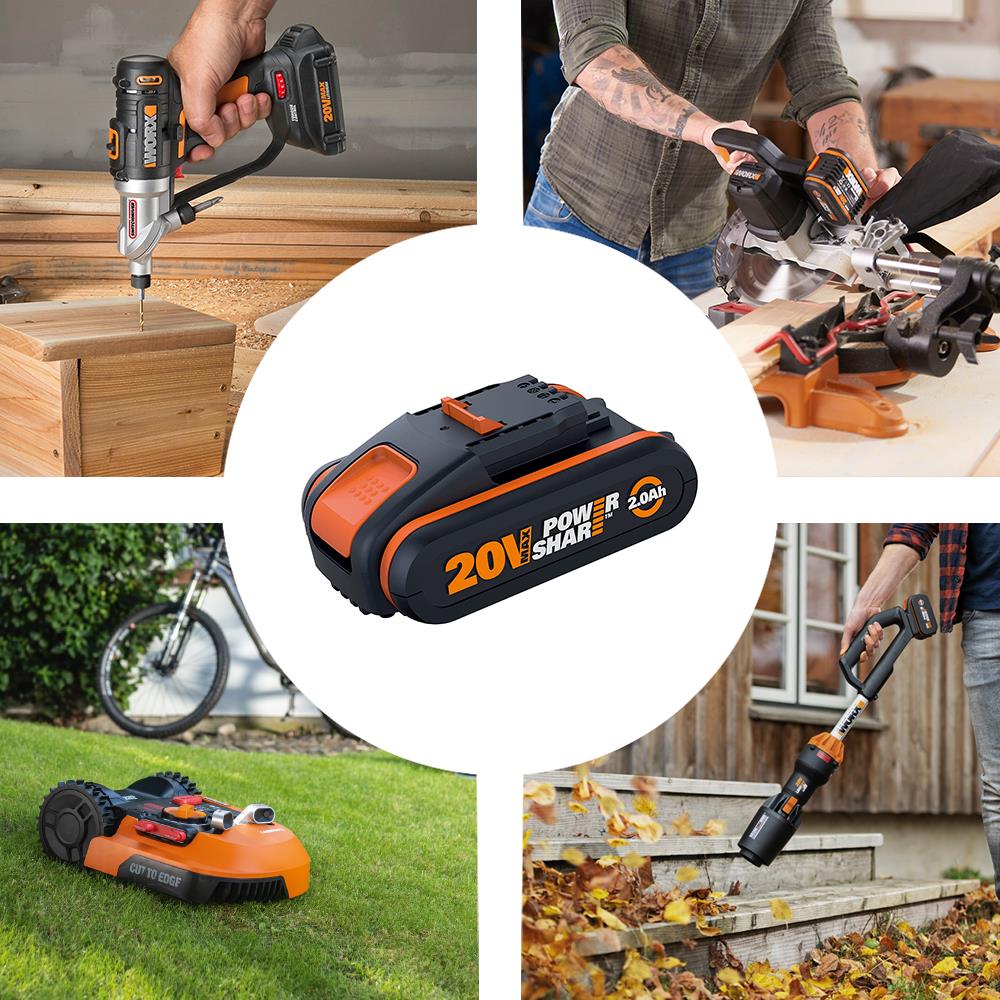 WORX WA3601 20Volt 2.0Ah. PowerShare Li-ion Akü ve Akü Şarj Cihazı ne işe yarar