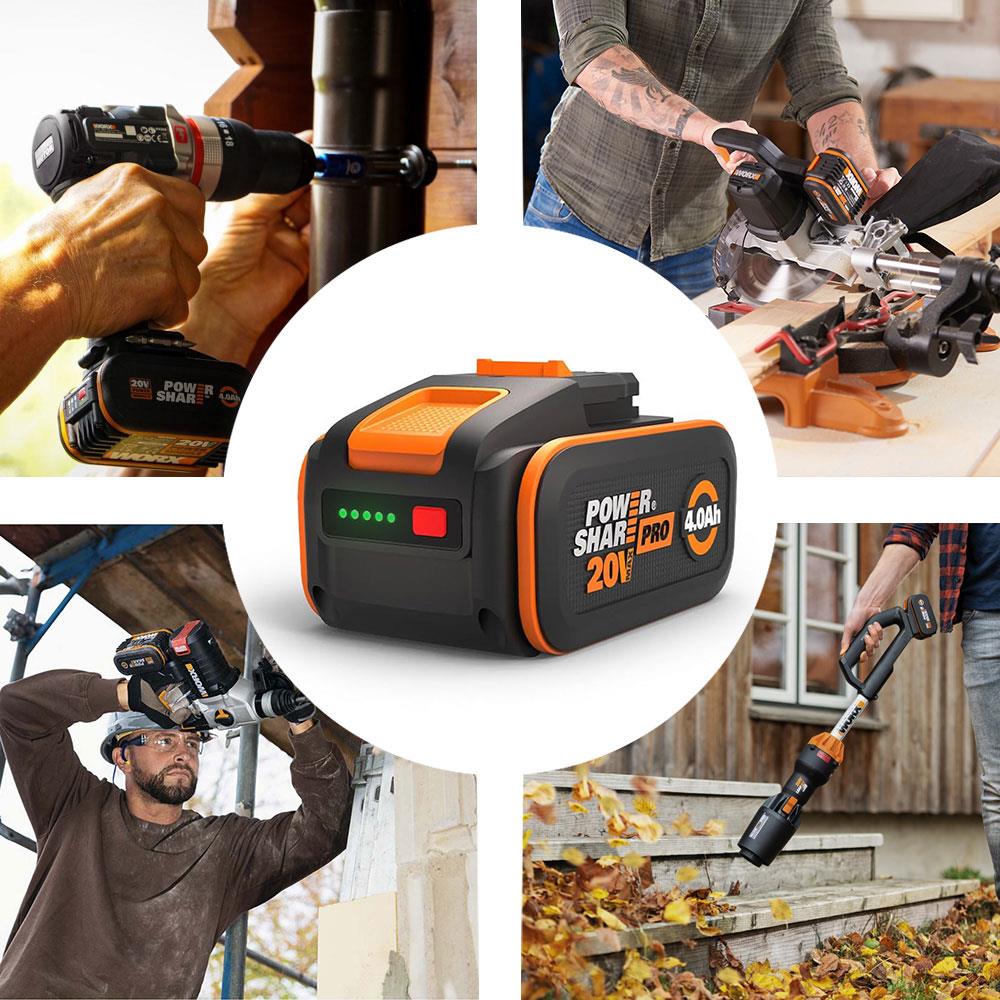 WORX WA3644 20Volt 4.0Ah. Li-ion PowerShare Pro Yedek Akü ne işe yarar