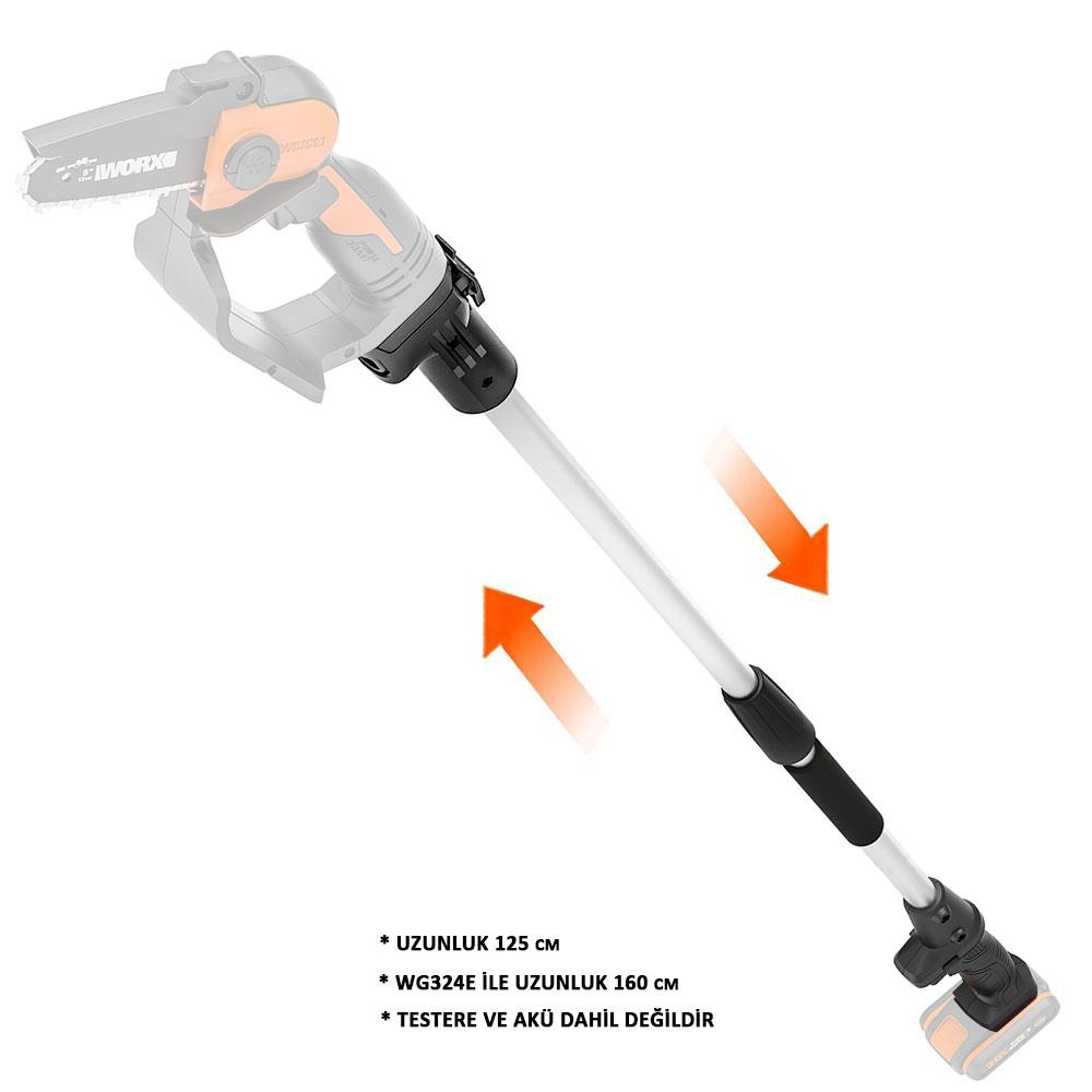 WORX WA4301 WG324E İçin 125CM Alüminyum Uzatma Aparatı nereden bulurum