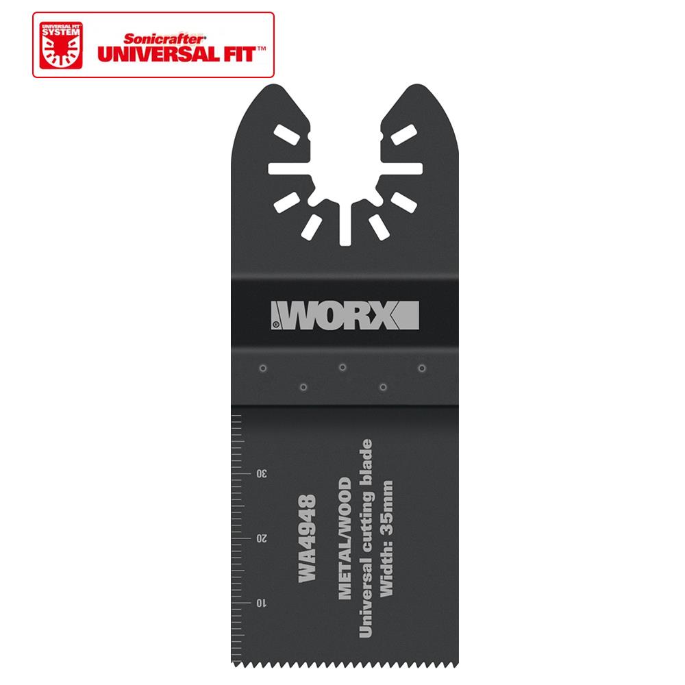 WORX WA4948 Çok Amaçlı Raspalama Makinası İçin 35x40mm Ahşap, Fiberglas, PVC Universal Kesme Bıçağı fiyatı