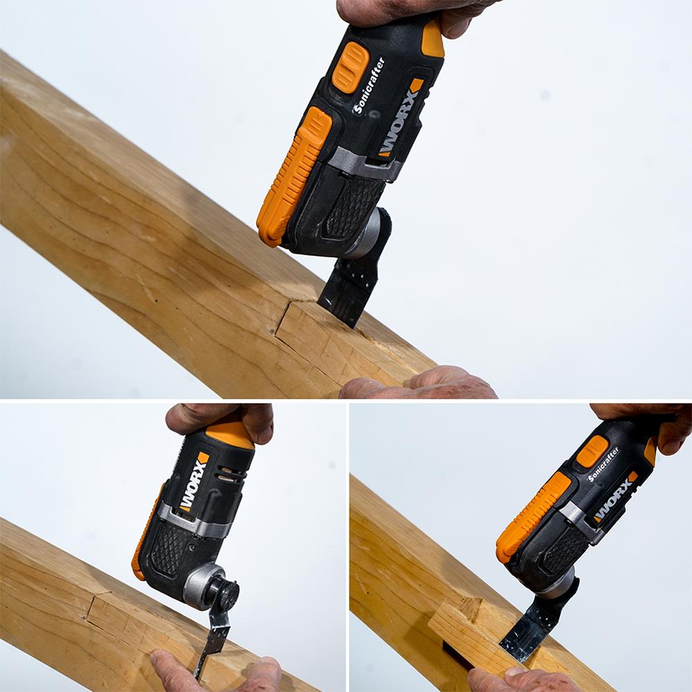 WORX WA4948 Çok Amaçlı Raspalama Makinası İçin 35x40mm Ahşap, Fiberglas, PVC Universal Kesme Bıçağı ne işe yarar