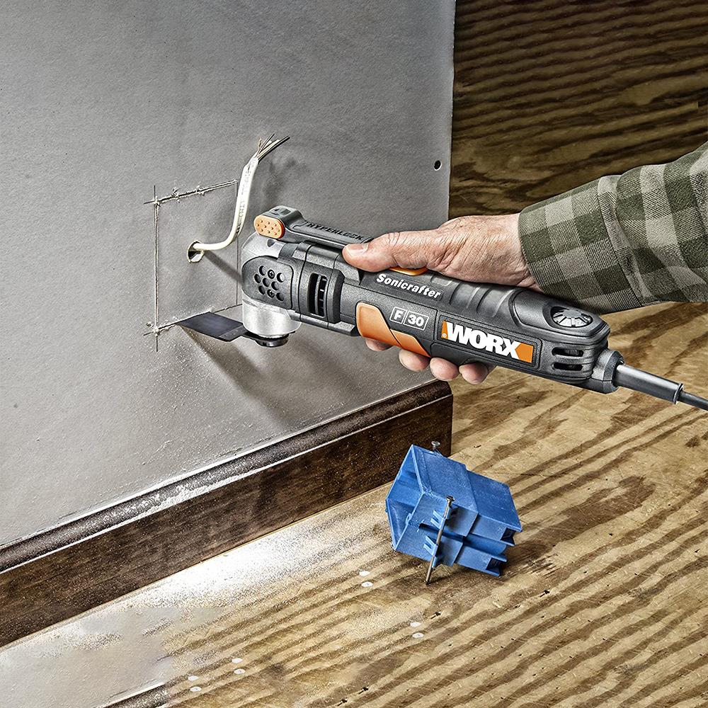 WORX WA4986 Çok Amaçlı Raspalama Makinası İçin 10x20mm Metal, Ahşap, Fiberglas, PVC Universal Hassas Kesme Bıçağı nasıl kullanılır