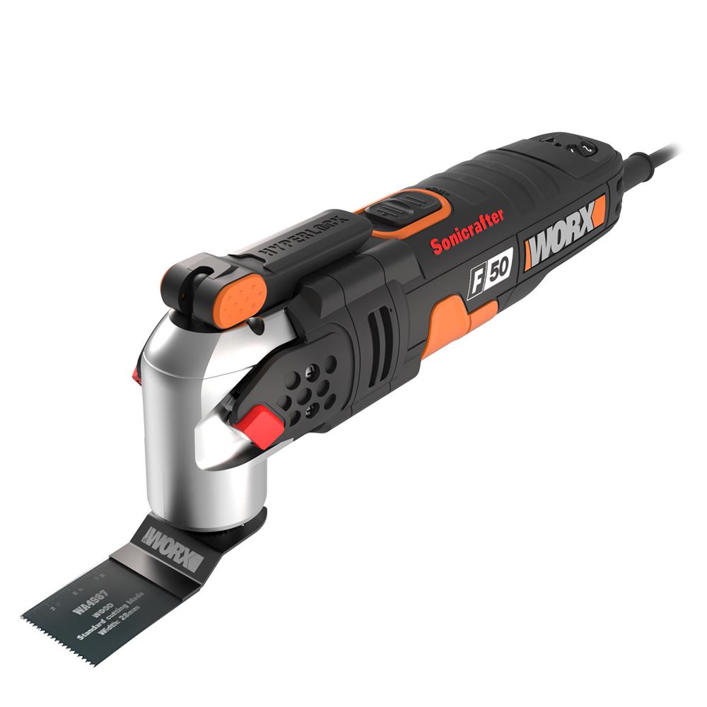 WORX WA4987 Çok Amaçlı Raspalama Makinası İçin 28x40mm Ahşap, Fiberglas, PVC Universal Kesme Bıçağı nasıl kullanılır