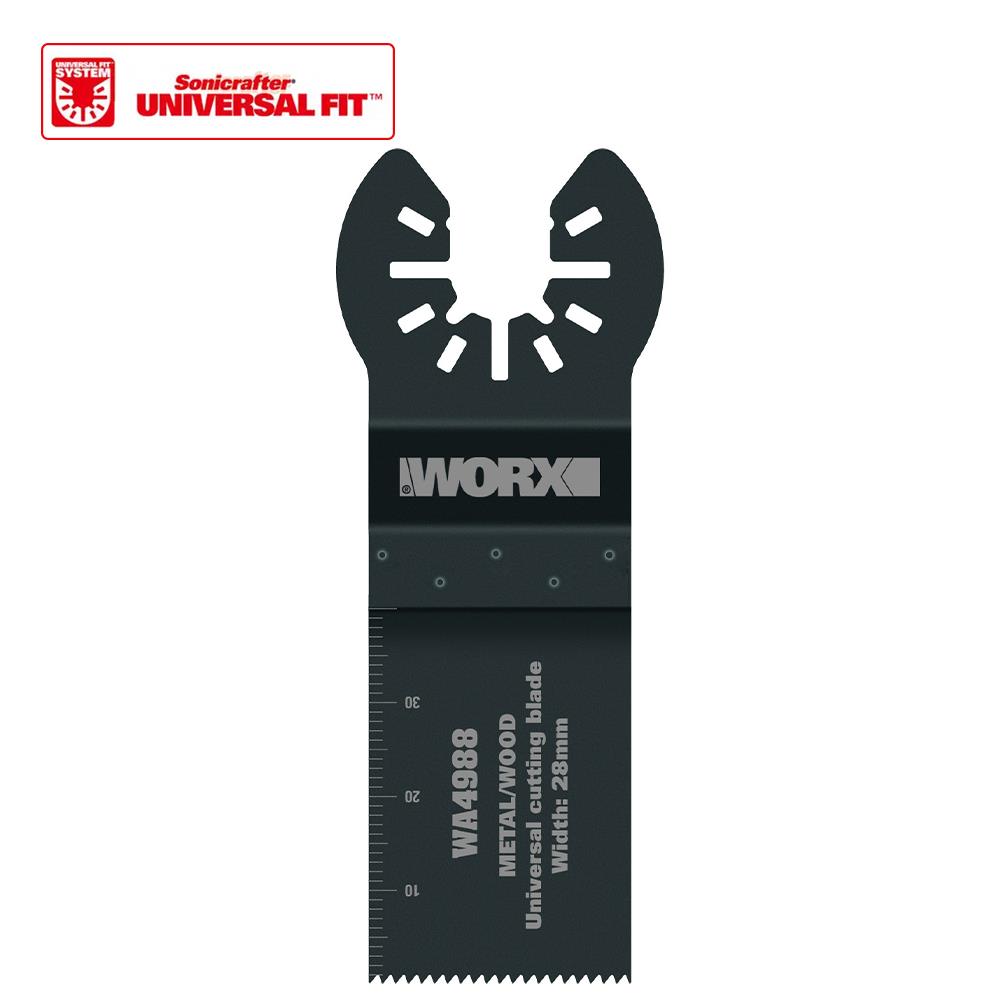 WORX WA4988 Çok Amaçlı Raspalama Makinası İçin 28x40mm Metal, Ahşap, Fiberglas, PVC Universal Kesme Bıçağı fiyatı