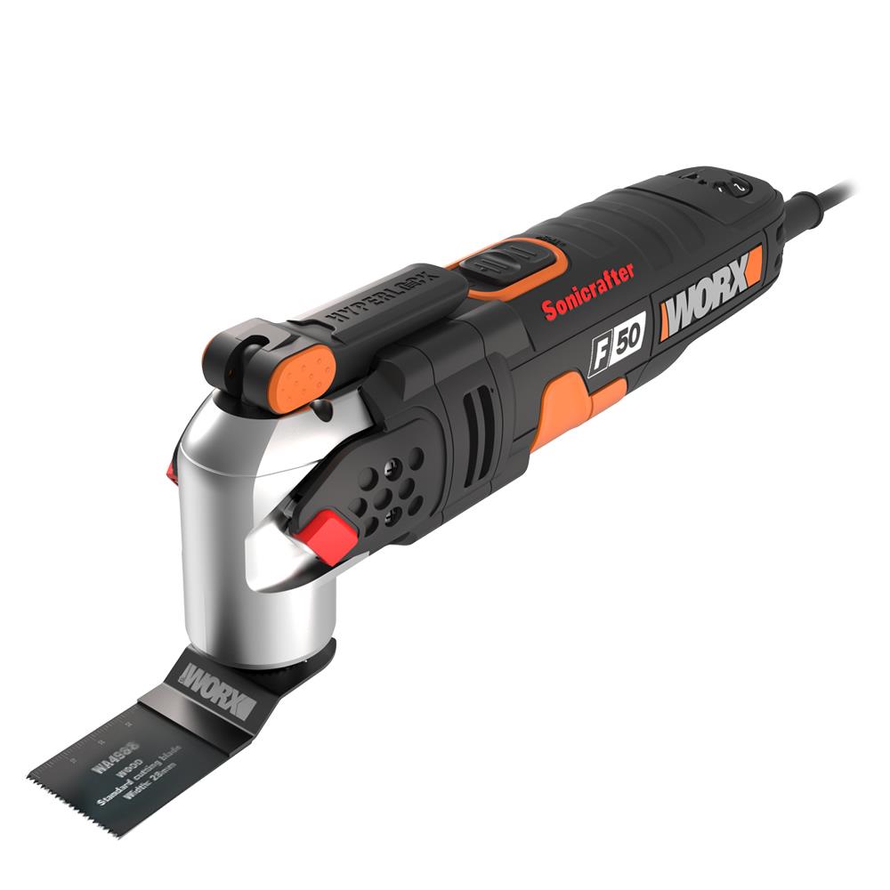 WORX WA4988 Çok Amaçlı Raspalama Makinası İçin 28x40mm Metal, Ahşap, Fiberglas, PVC Universal Kesme Bıçağı nasıl kullanılır