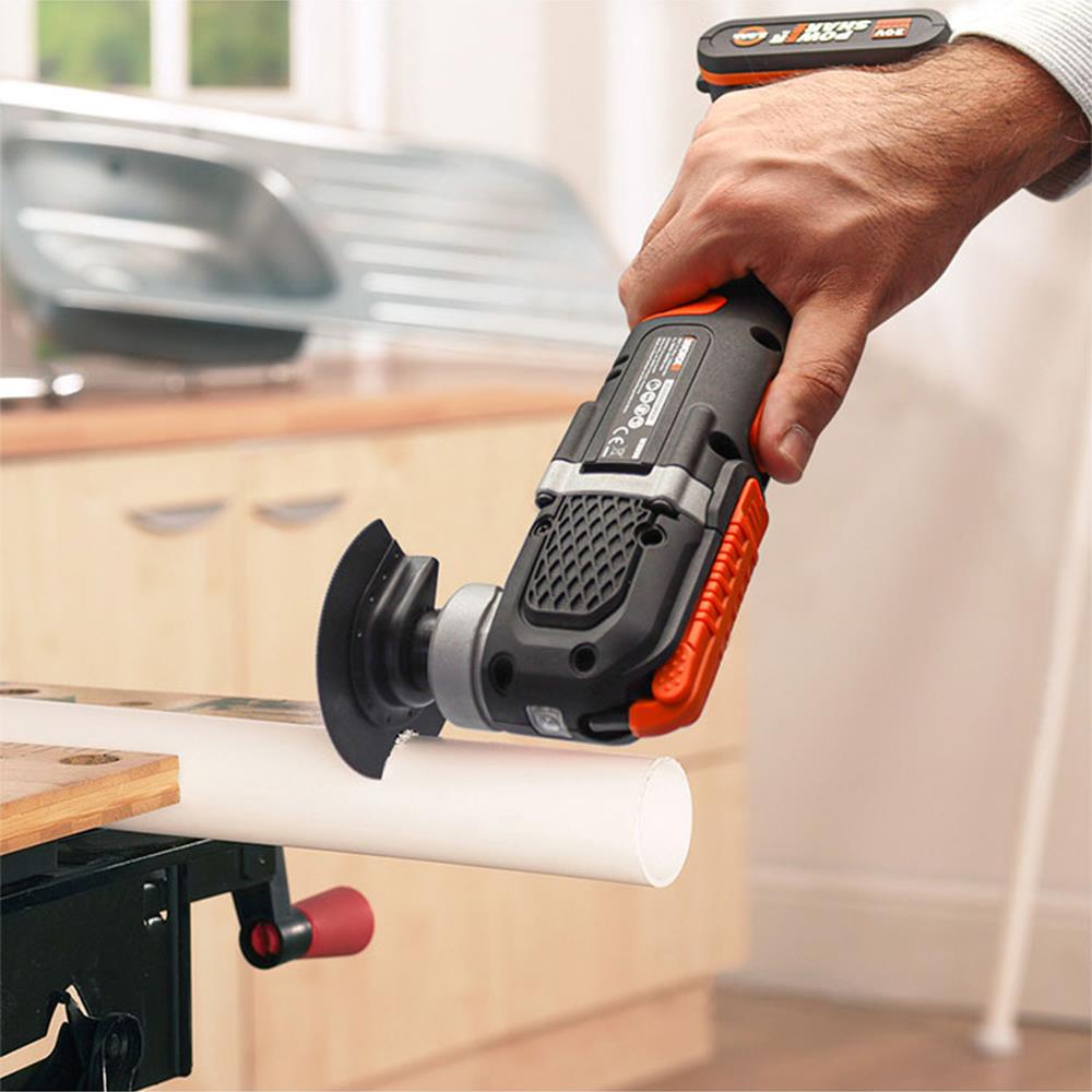 WORX WA5010 Çok Amaçlı Raspalama Makinası İçin 80mm 180˚ Metal, Ahşap, Fiberglas, PVC Universal Kesme Bıçağ ne işe yarar