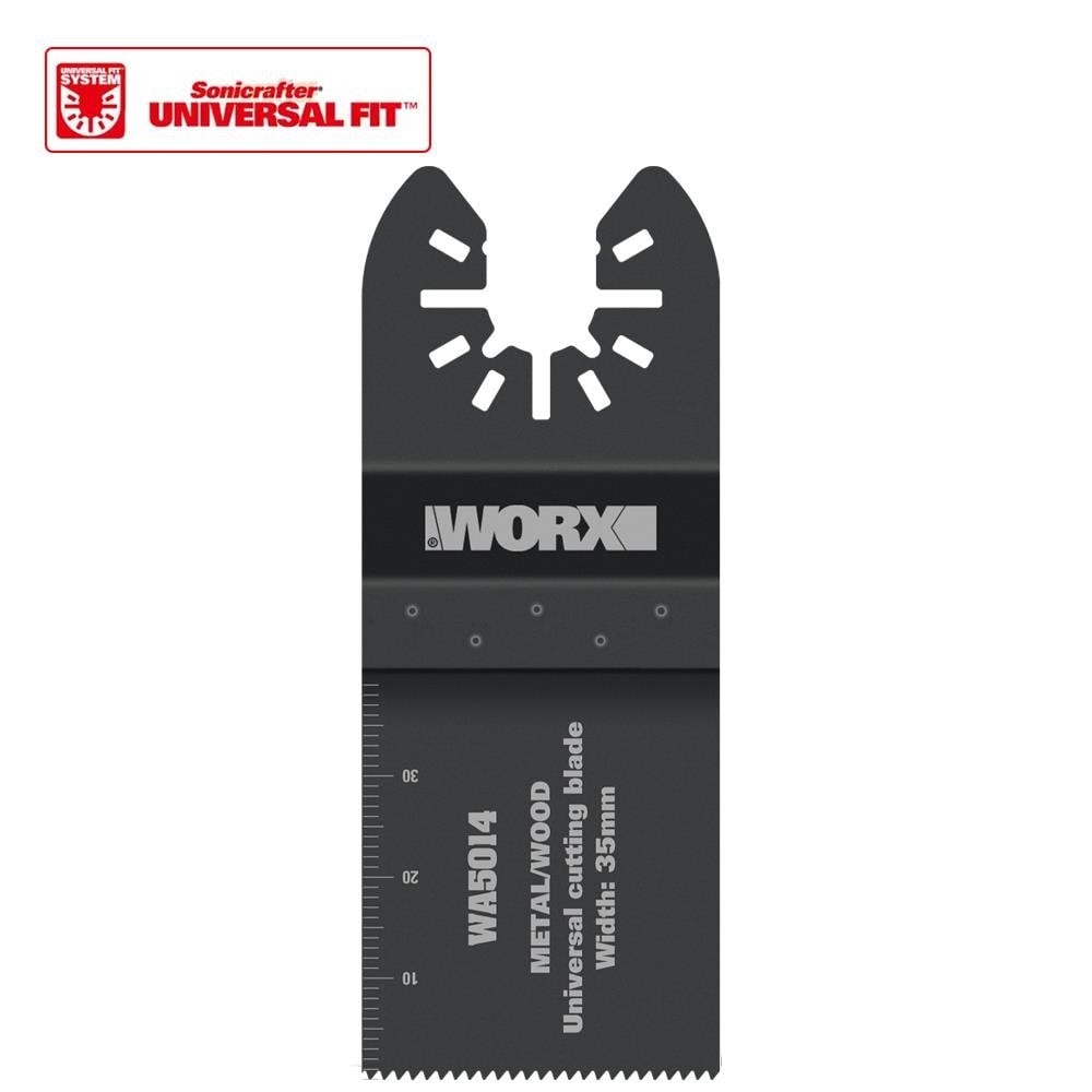 WORX WA5014 Çok Amaçlı Raspalama Makinası İçin 35x40mm Metal, Ahşap, Fiberglas, PVC Universal Kesme Bıçağı fiyatı