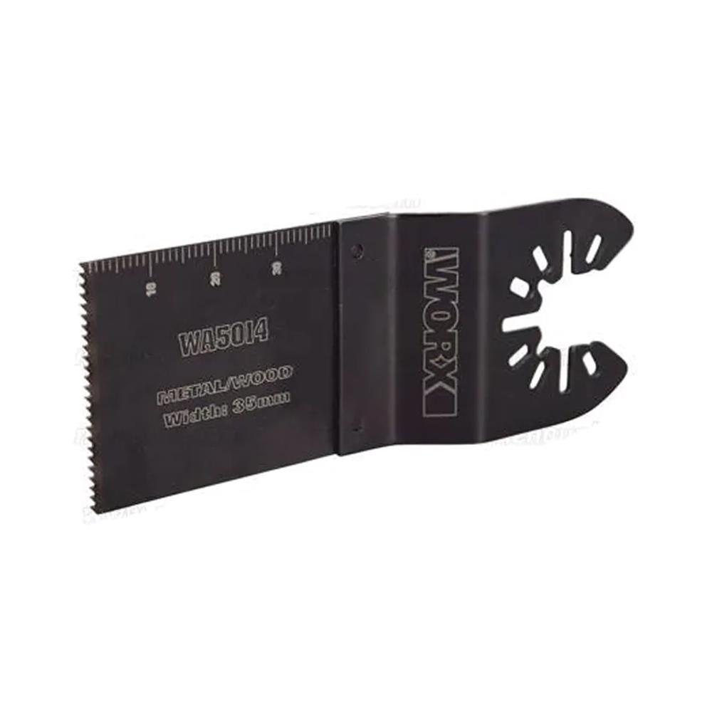 WORX WA5014 Çok Amaçlı Raspalama Makinası İçin 35x40mm Metal, Ahşap, Fiberglas, PVC Universal Kesme Bıçağı nasıl kullanılır