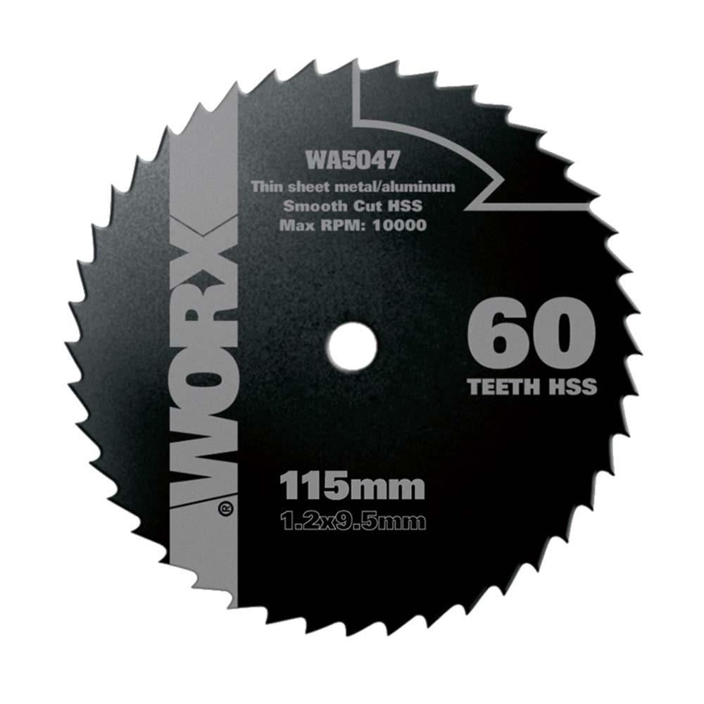 WORX WA5047 115x9,5mm Alüminyum, PVC, Sac Kesme, Daire Testere Bıçağı fiyatı