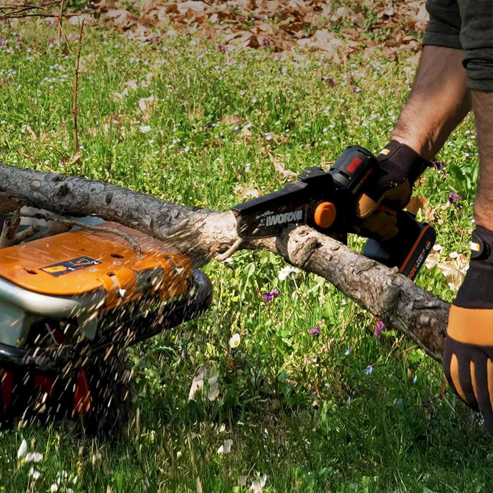 WORX WG325E 20Volt 2.0Ah Li-ion 12CM Profesyonel Şarjlı Kömürsüz Zincirli Testere ne işe yarar