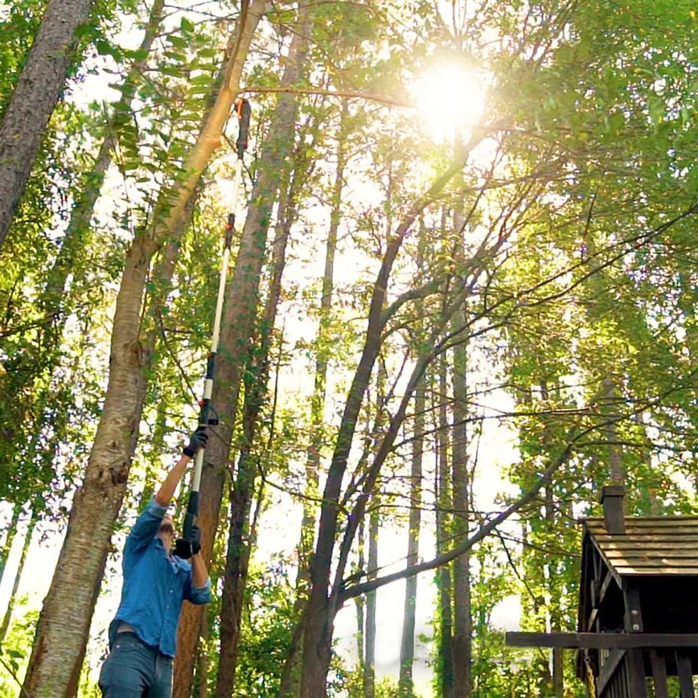 WORX WG349E 20Volt 2.0Ah Li-ion Tek Akülü 20CM Profesyonel Teleskobik Saplı Açı Ayarlı Zincirli Dal Budama ne işe yarar