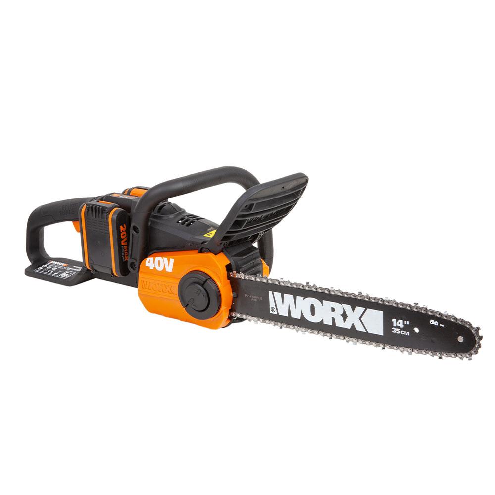 WORX WG384E 40Volt 2.0Ah Li-ion 35CM Profesyonel Şarjlı Kömürsüz Zincirli Testere fiyatı