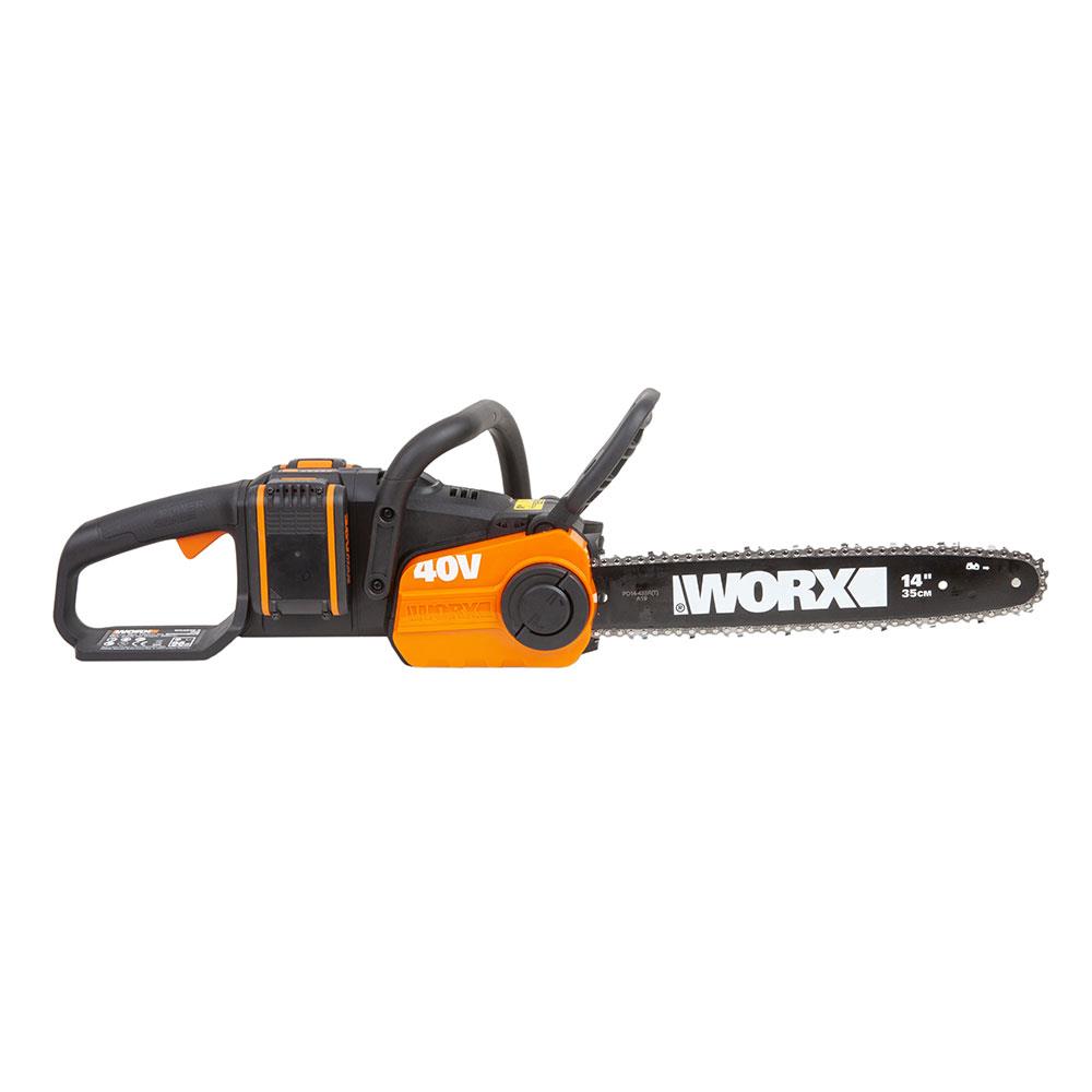WORX WG384E 40Volt 2.0Ah Li-ion 35CM Profesyonel Şarjlı Kömürsüz Zincirli Testere nasıl kullanılır