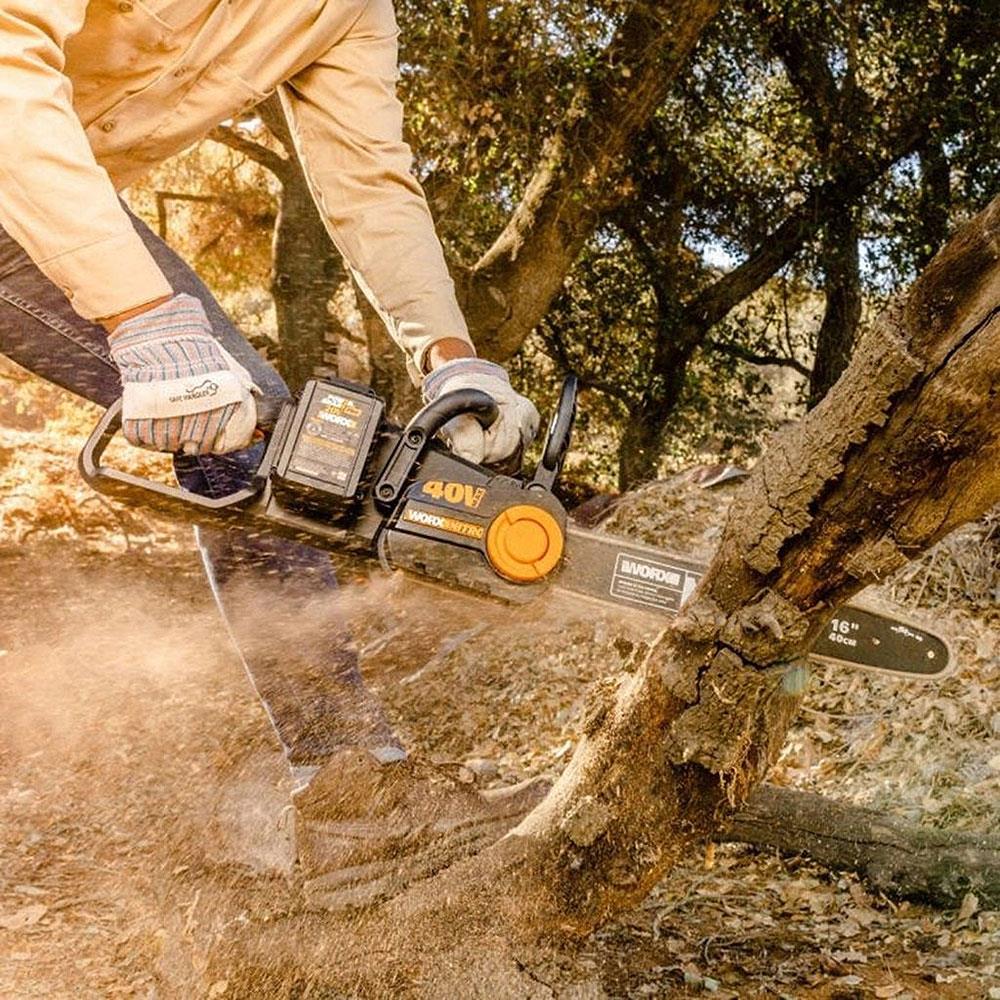 WORX WG385E 40Volt 4.0Ah Li-ion 40CM Profesyonel Şarjlı Kömürsüz Zincirli Testere ne işe yarar