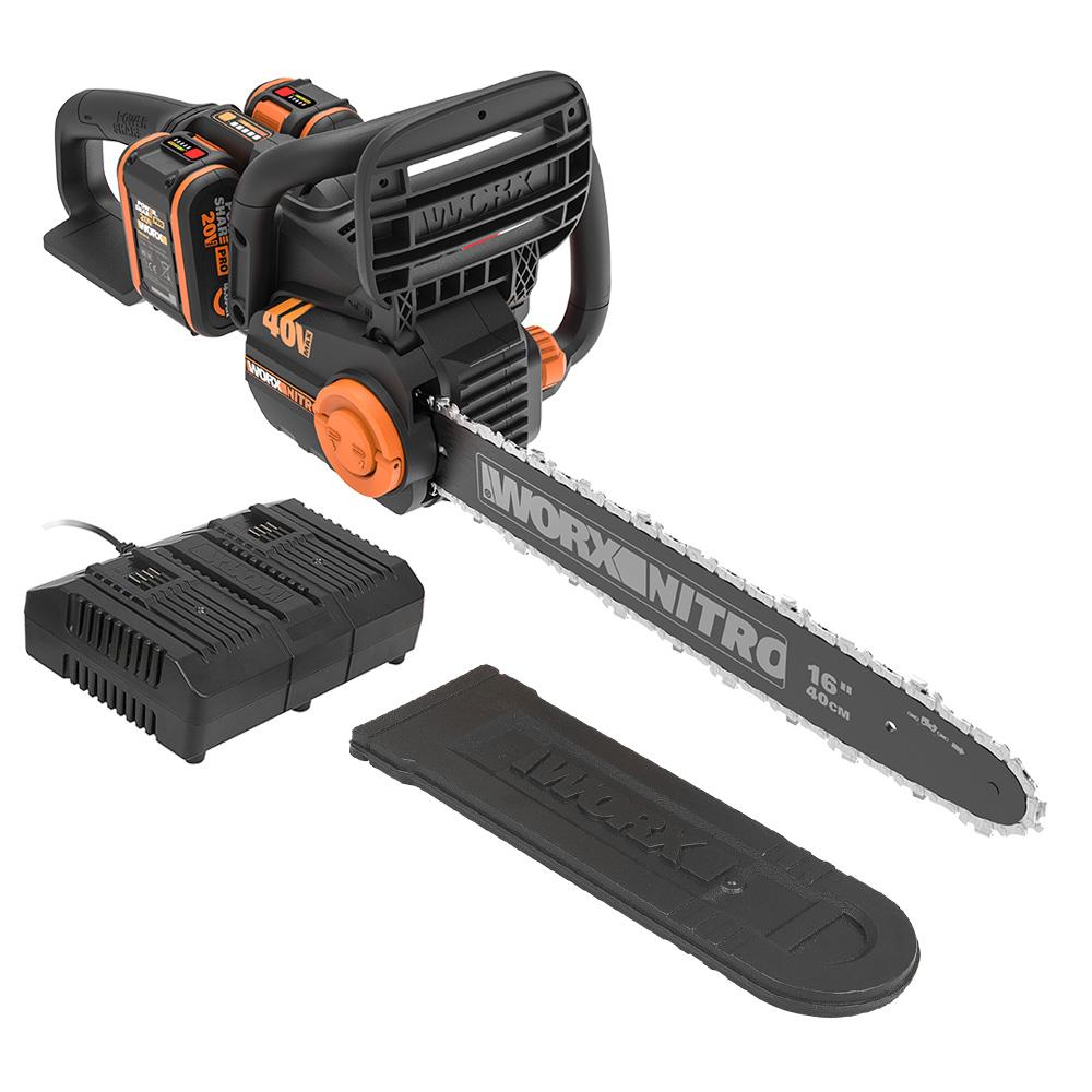 WORX WG385E 40Volt 4.0Ah Li-ion 40CM Profesyonel Şarjlı Kömürsüz Zincirli Testere fiyatı