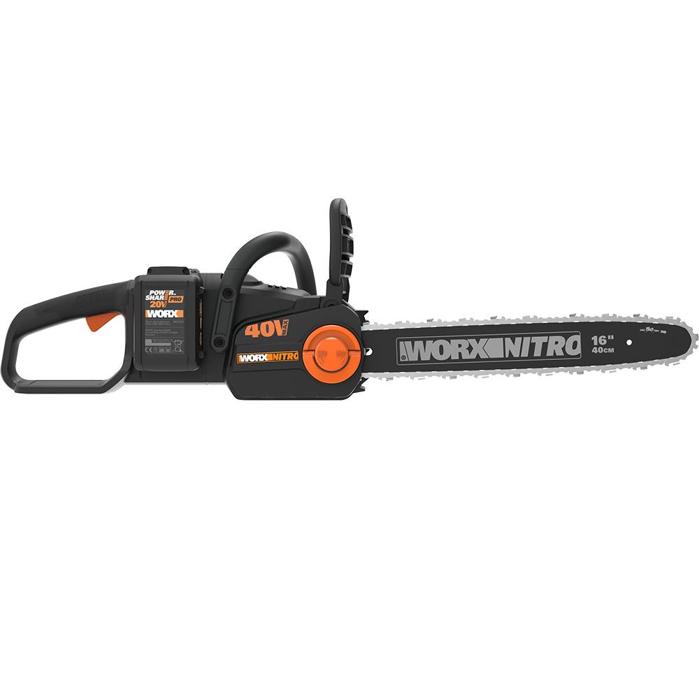 WORX WG385E 40Volt 4.0Ah Li-ion 40CM Profesyonel Şarjlı Kömürsüz Zincirli Testere nasıl kullanılır
