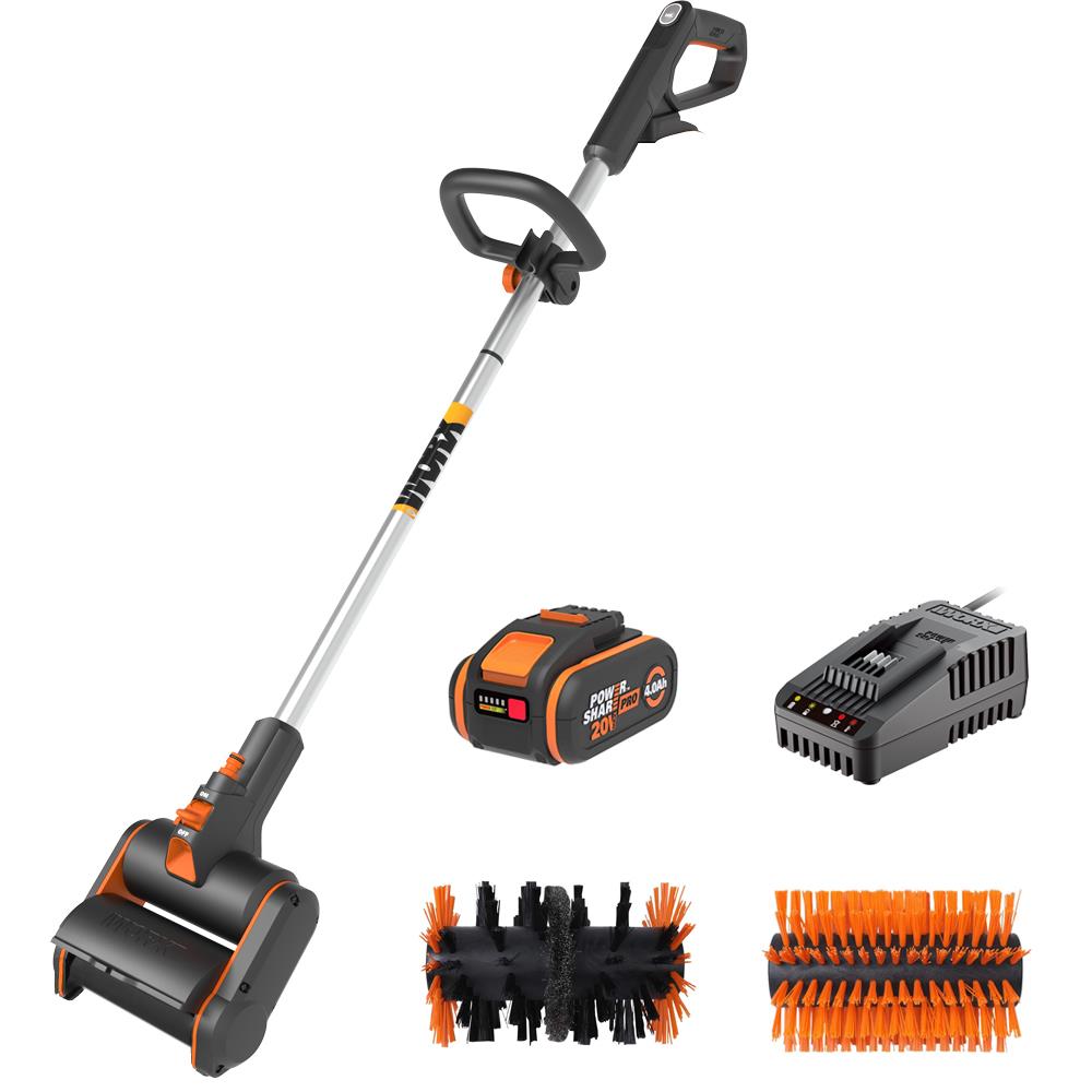 WORX WG441E 20Volt 4.0Ah. Li-ion Tek Akülü 165MM Profesyonel Çok Amaçlı Şarjlı Zemin Fırçası fiyatı