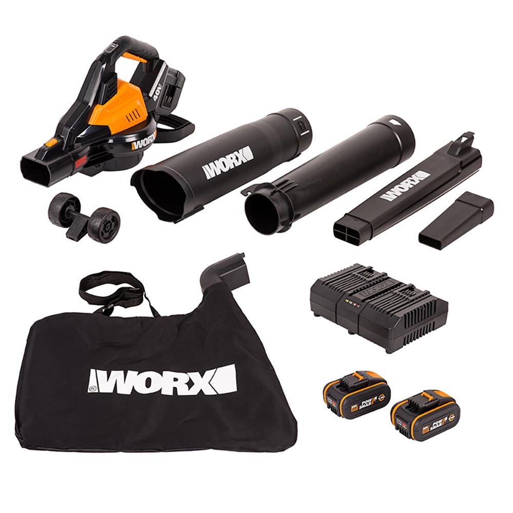 WORX WG583E 40Volt 4.0Ah. Li-ion Kömürsüz Profesyonel Yaprak Toplama ve Üfleme fiyatı