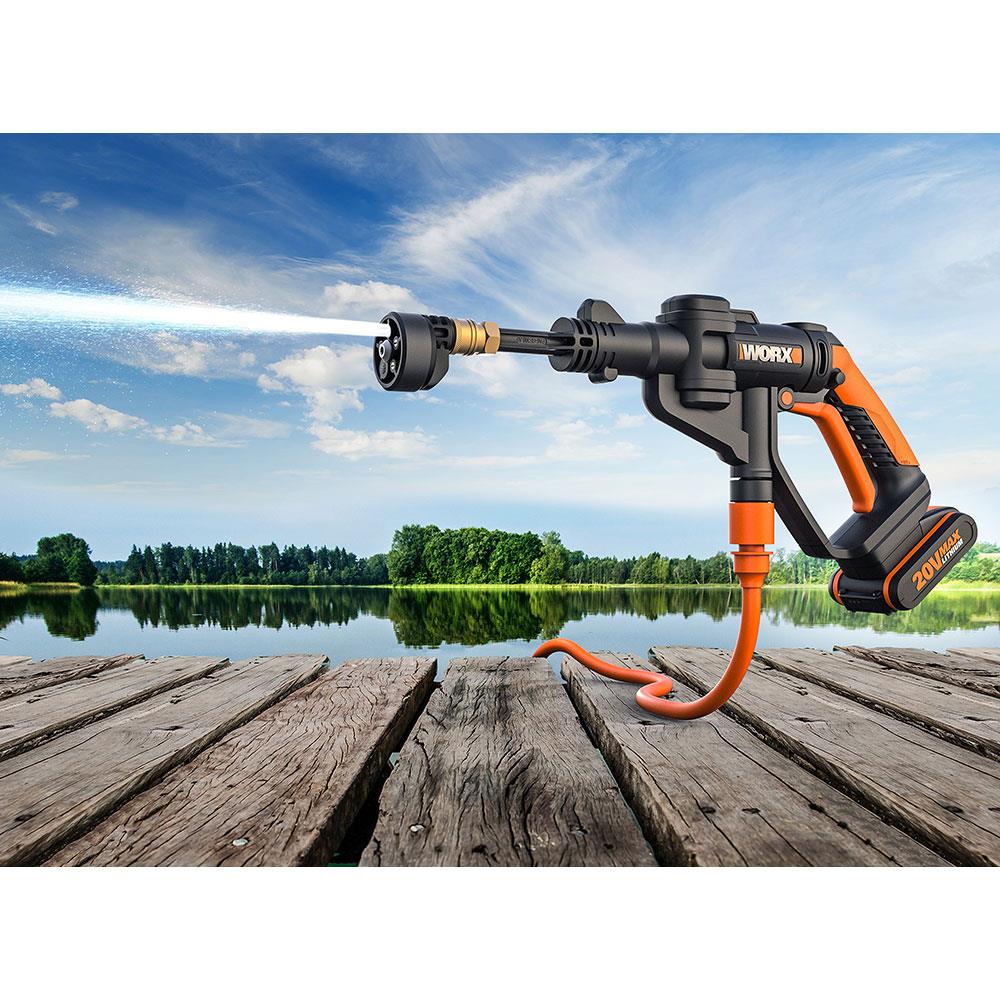 WORX WG620E 20Volt 2.0Ah. Li-ion 24 Bar Basınçlı Yıkama Tabancası nasıl kullanılır