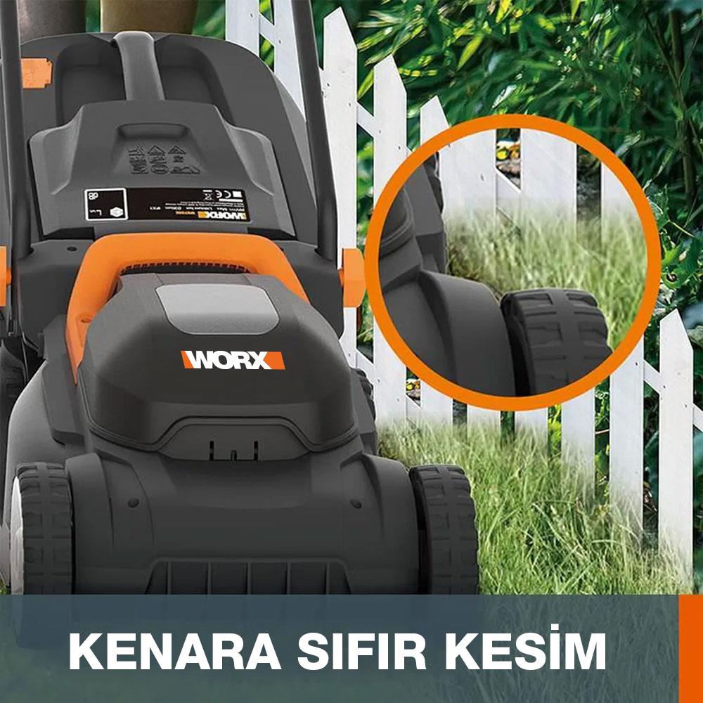 WORX WG730E 20Volt 4.0Ah. Li-ion 30cm Profesyonel Kömürsüz Şarjlı Çim Biçme ne işe yarar