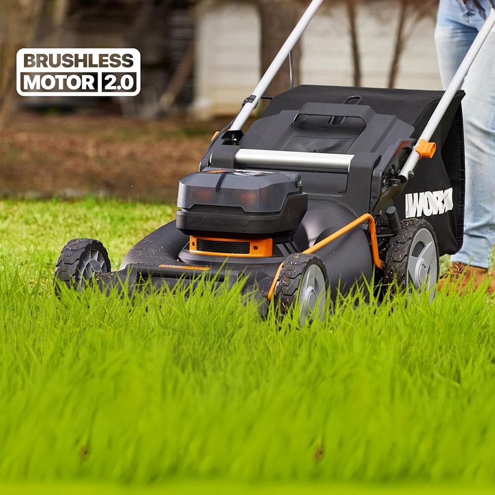 WORX WG748E 40Volt 4.0Ah. Li-ion 46CM Profesyonel Kömürsüz Şarjlı Çim Biçme ne işe yarar