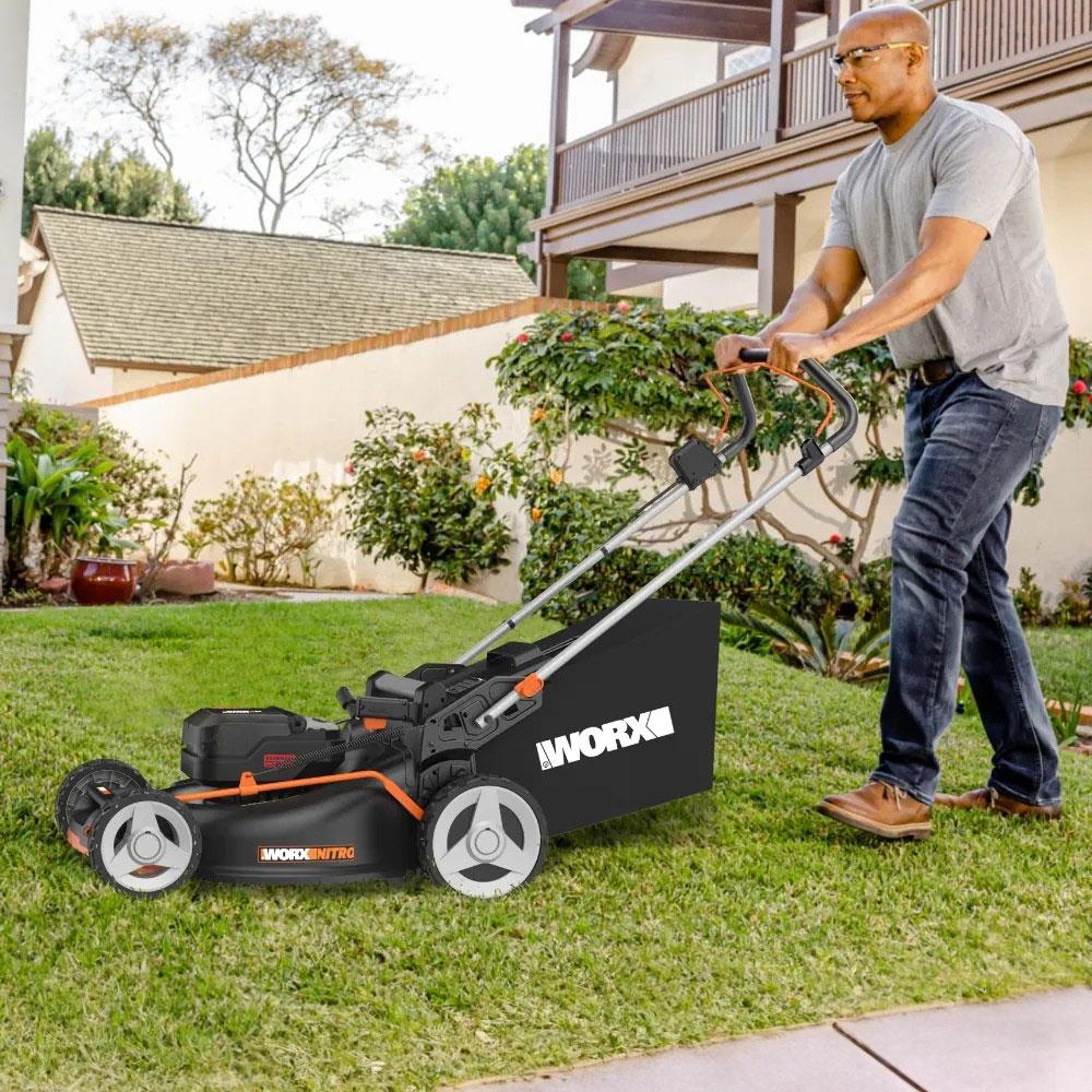 WORX WG748E 40Volt 4.0Ah. Li-ion 46CM Profesyonel Kömürsüz Şarjlı Çim Biçme ne işe yarar