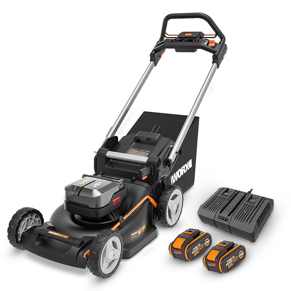 WORX WG749E 40Volt 4.0Ah. Li-ion 46CM Profesyonel Kömürsüz Şarjlı Çim Biçme fiyatı