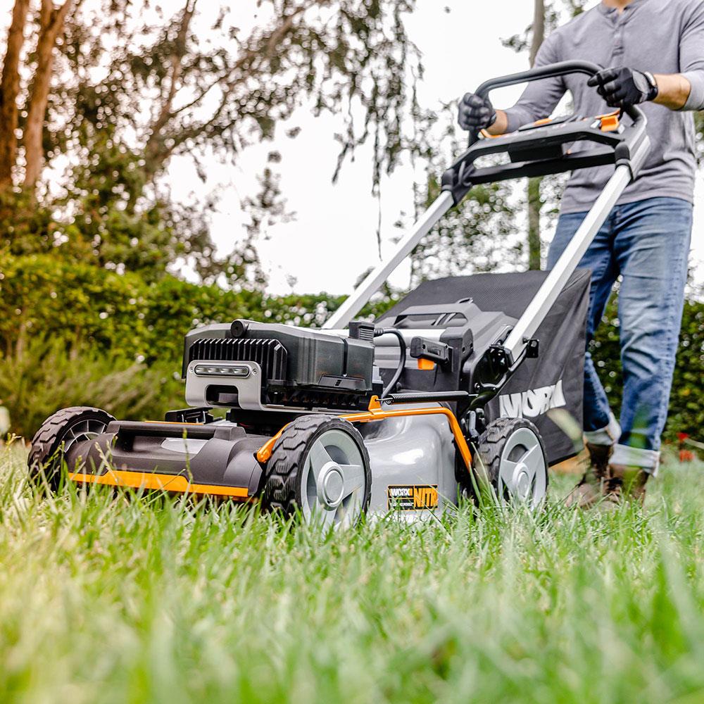 WORX WG761E 80Volt 4.0Ah. Li-ion 51cm Profesyonel Kömürsüz Şarjlı Çim Biçme ne işe yarar