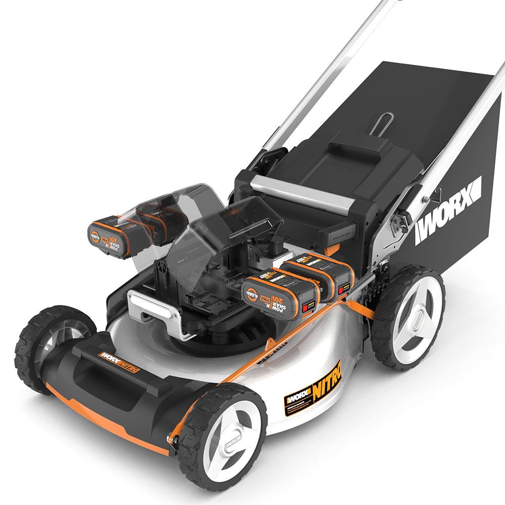 WORX WG761E 80Volt 4.0Ah. Li-ion 51cm Profesyonel Kömürsüz Şarjlı Çim Biçme fiyatı