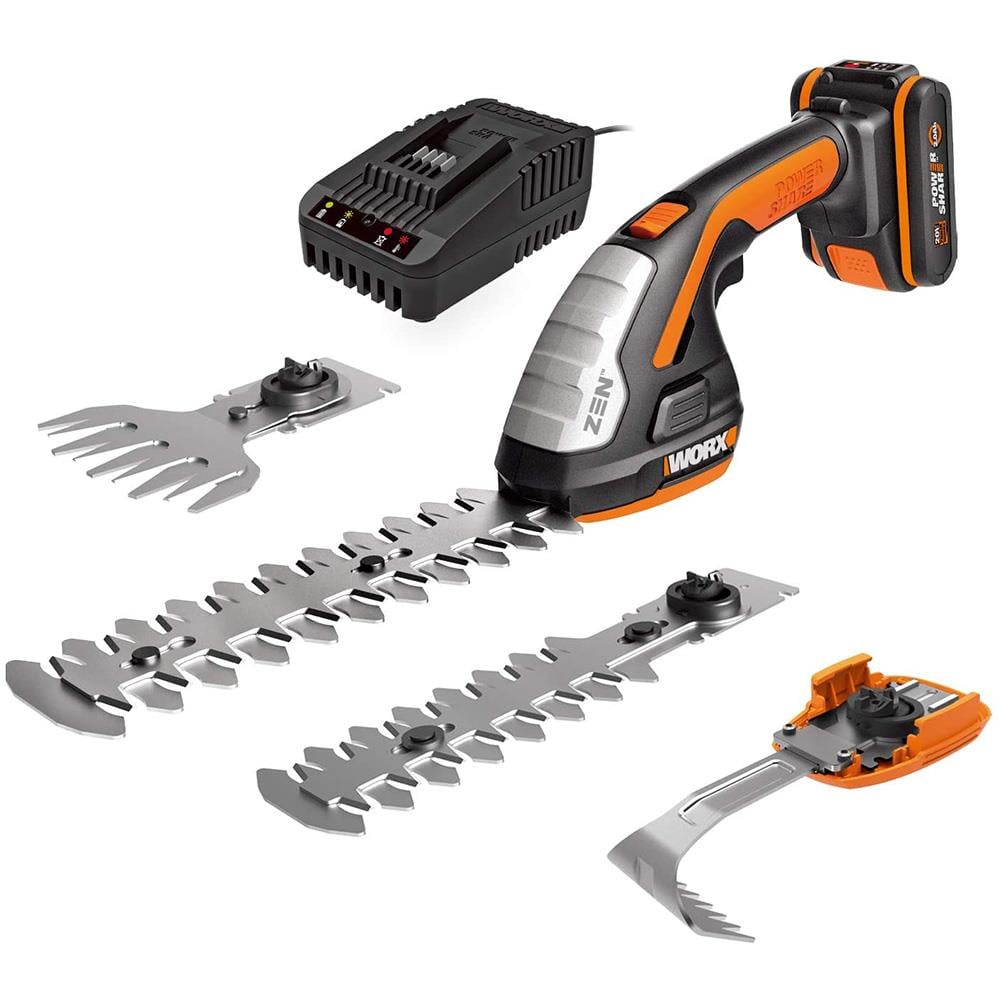WORX WG801E.5 20Volt 2.0Ah. Li-ion Şarjlı Profesyonel Avuç İçi Çim Kesme, Çit Budama/Çapalama fiyatı