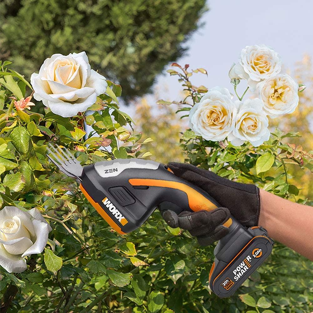 WORX WG801E.5 20Volt 2.0Ah. Li-ion Şarjlı Profesyonel Avuç İçi Çim Kesme, Çit Budama/Çapalama ne işe yarar