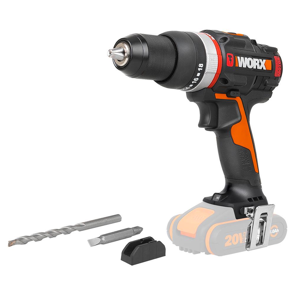 WORX WX-JCR.9 20Volt Kömürsüz Profesyonel Darbeli Matkap (Akü Dahil Değildir) fiyatı