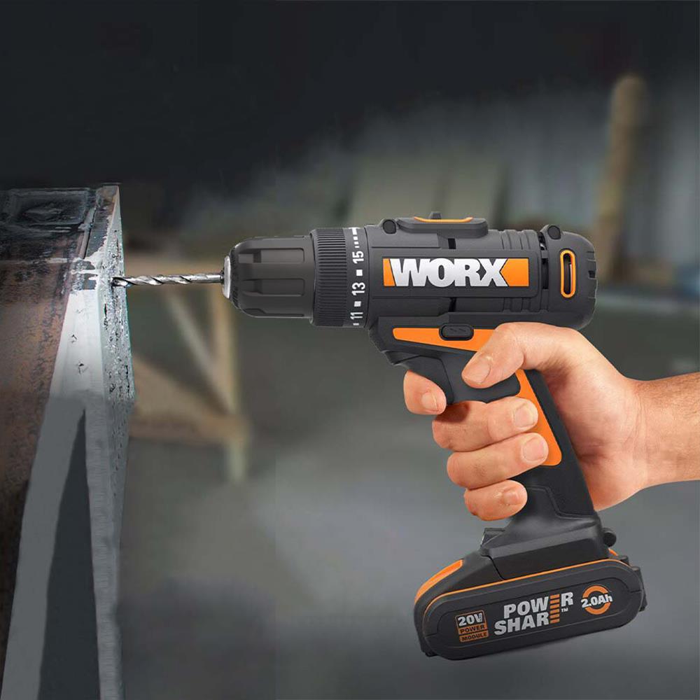 WORX WX100 20Volt/2.0Ah. Li-ion Tek Akülü Profesyonel Şarjlı Matkap ne işe yarar