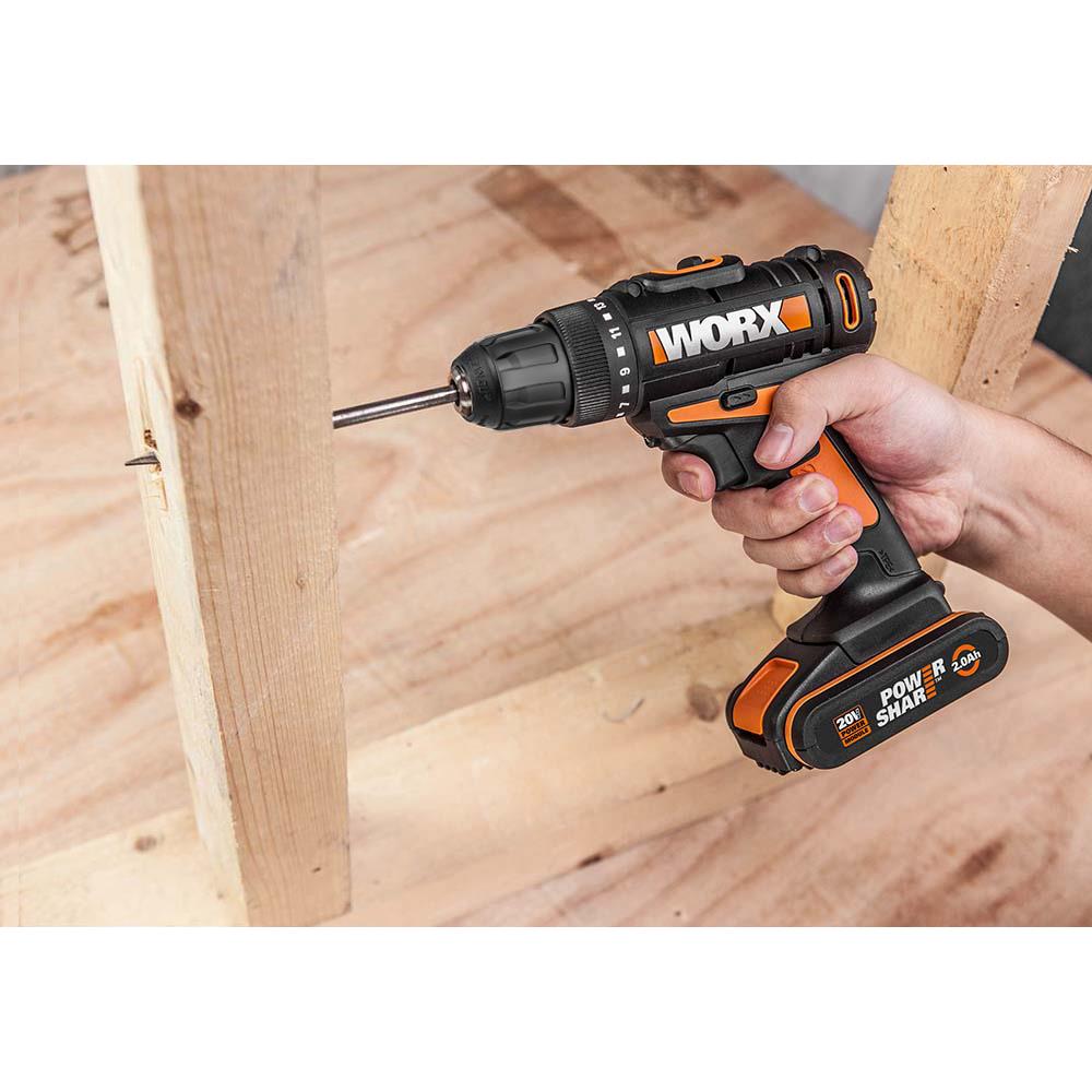 WORX WX100 20Volt/2.0Ah. Li-ion Tek Akülü Profesyonel Şarjlı Matkap ne işe yarar