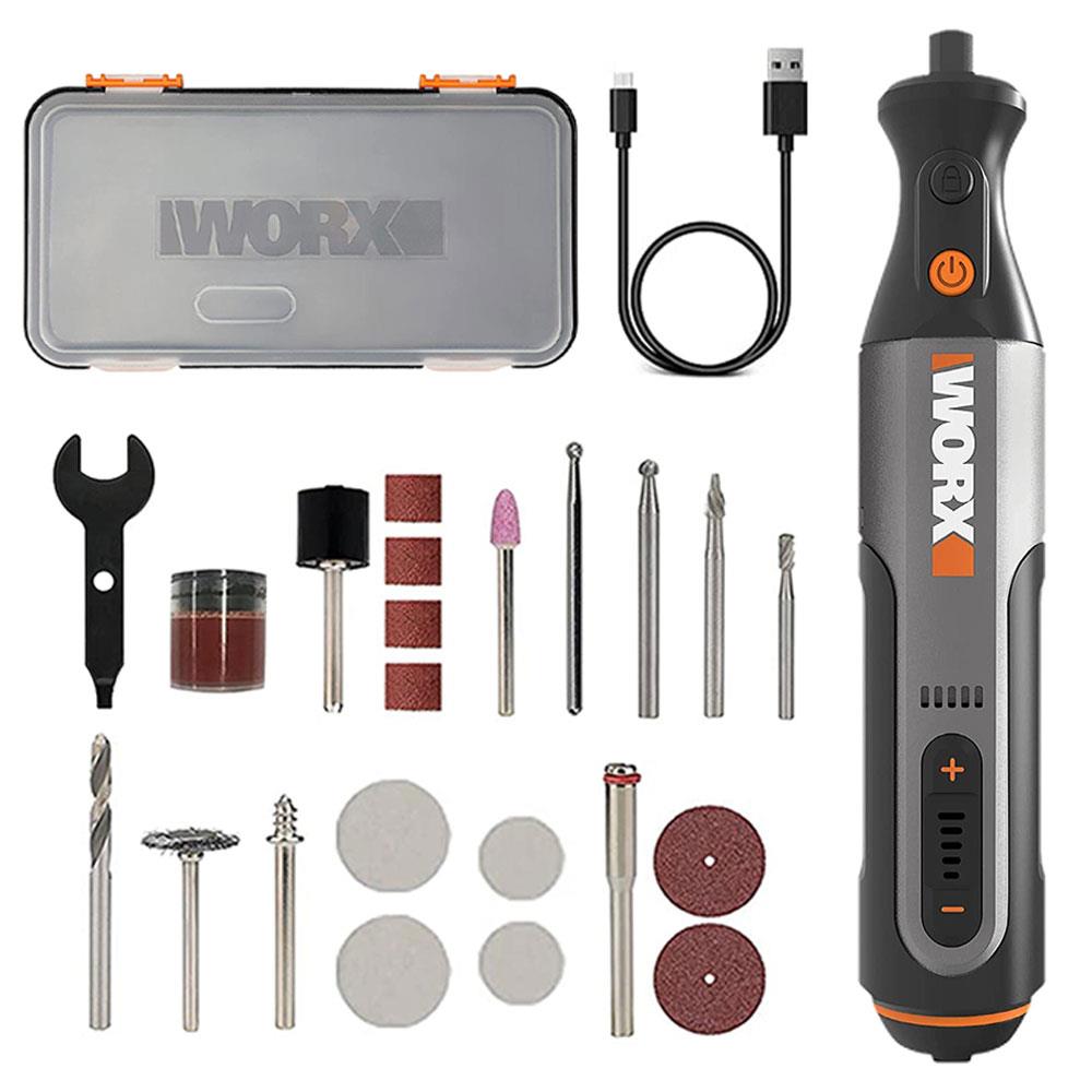 WORX WX106 8Volt Kalem Tipi Devir Ayarlı Profesyonel Gravür Makinesi + 21 Parça Aksesuar nasıl kullanılır