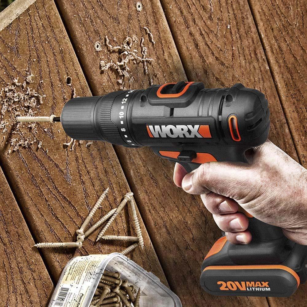 WORX WX108 20Volt/2.0Ah. Li-ion Çift Akülü Profesyonel Şarjlı Matkap ne işe yarar