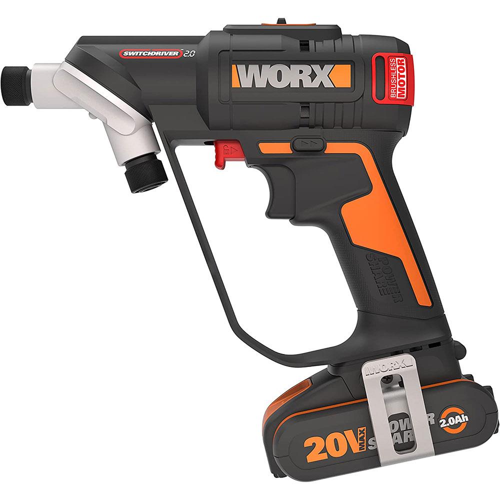 WORX WX177 20Volt/2.0Ah Li-ion Döner Kafa ve Çift Mandrenli Profesyonel Kömürsüz Şarjlı Matkap + 6 Parça Uç nasıl kullanılır