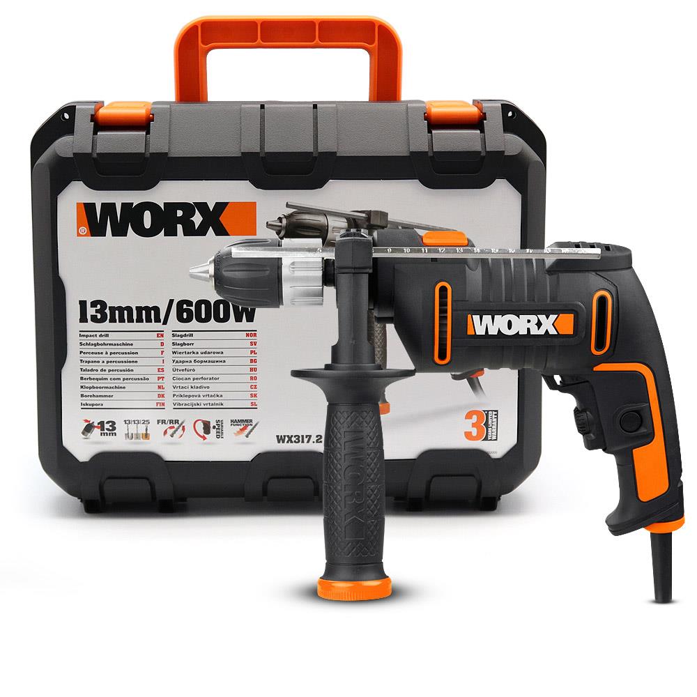 WORX WX317.2 600Watt 13mm Profesyonel Darbeli Matkap fiyatı