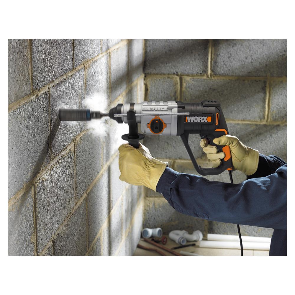 WORX WX339 800Watt 2.5J Profesyonel SDS-Plus Kırıcı/Delici + 4 Adet Uç ne işe yarar