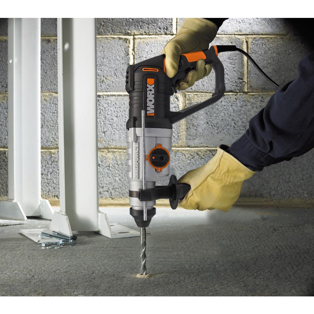 WORX WX339 800Watt 2.5J Profesyonel SDS-Plus Kırıcı/Delici + 4 Adet Uç ne işe yarar