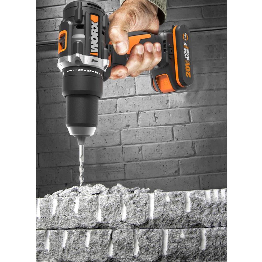 WORX WX352.9 20Volt Kömürsüz Profesyonel Şarjlı Darbeli Matkap (Akü Dahil Değildir) ne işe yarar