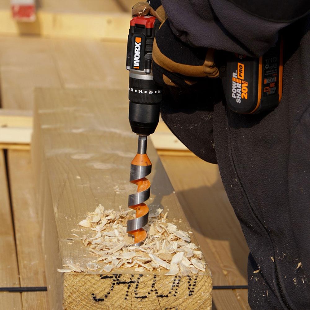 WORX WX354.4 20Volt/4.0Ah Li-ion Çift Akülü Kömürsüz Profesyonel Şarjlı Darbeli Matkap ne işe yarar