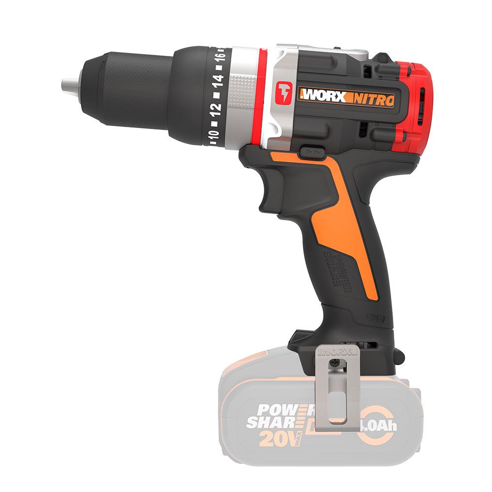 WORX WX354.9 20Volt Kömürsüz Profesyonel Darbeli Şarjlı Matkap (Akü Dahil Değildir) fiyatı