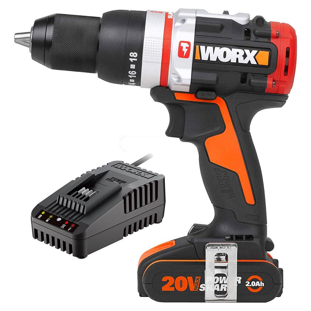 WORX WX354.9C 20Volt/2.0Ah Li-ion Tek Akülü Kömürsüz Profesyonel Darbeli Şarjlı Matkap fiyatı