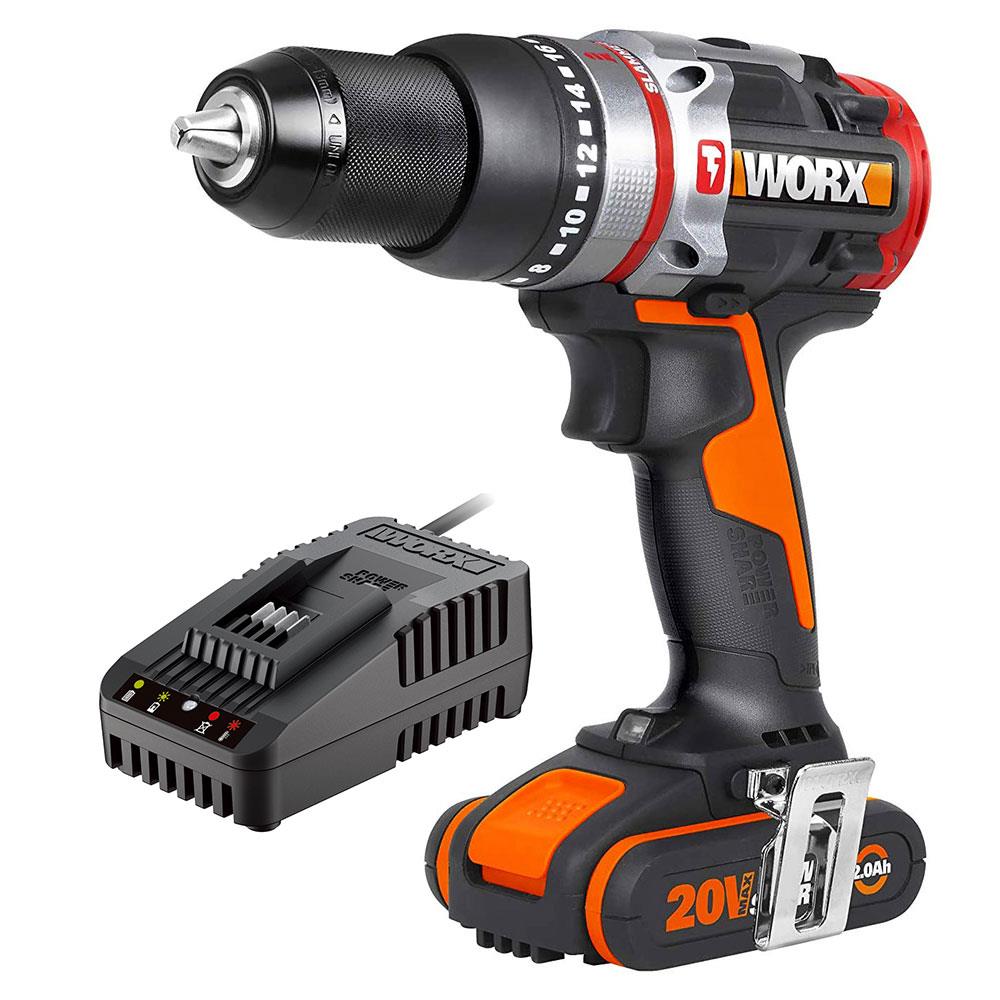 WORX WX354.9C 20Volt/2.0Ah Li-ion Tek Akülü Kömürsüz Profesyonel Darbeli Şarjlı Matkap nasıl kullanılır