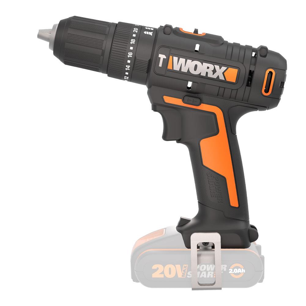 WORX WX370.9 20Volt Profesyonel Şarjlı Darbeli Matkap (Akü Dahil Değildir) fiyatı