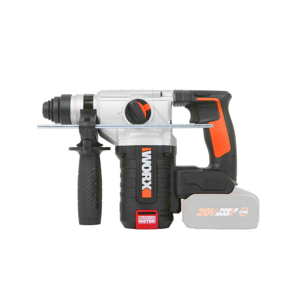 WORX WX380.9 20Volt 2.2J Profesyonel SDS-Plus Pnömatik Kırıcı/Delici (Akü Dahil Değildir) nasıl kullanılır