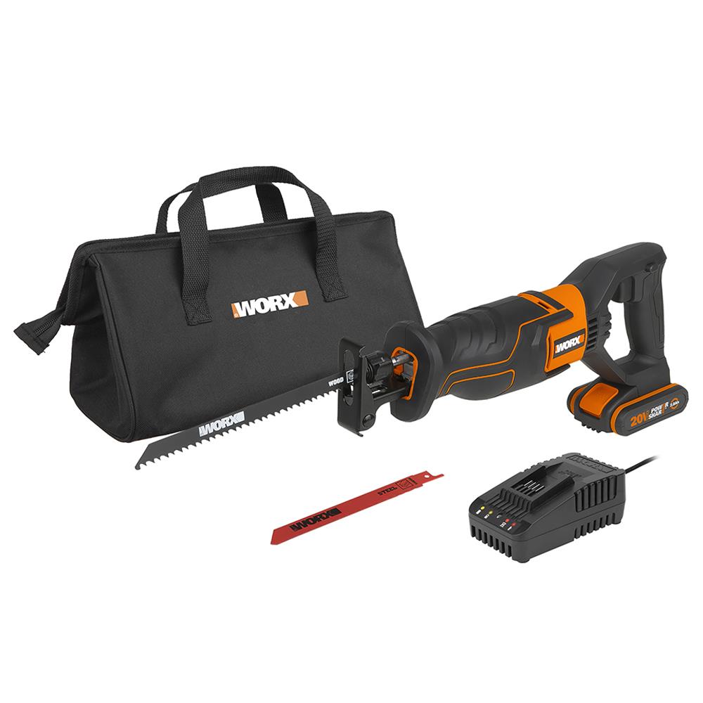 WORX WX500 20Volt 2.0Ah. Li-ion Profesyonel Tilki Kuyruğu Testere fiyatı